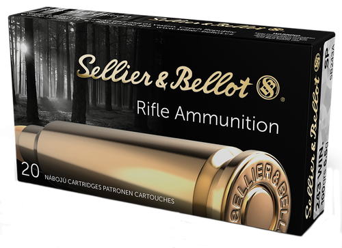 Sellier & Bellot Rifle Ammuntion SB243A, 243 Winchester, Soft Point (SP), 100 GR, 2904 fps, 20 Rd/bx