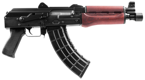 Zastava ZPAP M92 Pistol ZP92762SR, 7.62x39mm, 10in, Black Polymer Pistol Grip, Serbian Redwood, 30 Rds