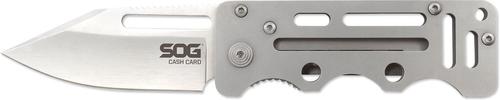 SOG Cash Card Clip Point Folding Blade w/Money Clip (EZ1)