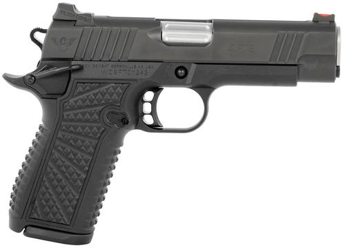 Wilson Combat SFT9 SAO Pistol SFT9CM42A, 9mm Luger, 4.25", Integrated Grips, Black Armor-Tuff Finish, 15 Rds