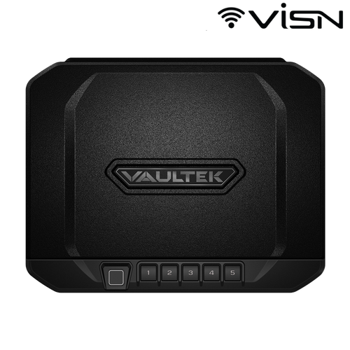 Vaultek NV10i 10 Series ViSN Biometric Pistol Vault, Black (NV10i-BK)