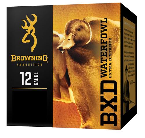 Browning BXD Extra Distance Shotshells B193411233, 12 Gauge, 3", 1-1/4 oz, #3 Steel Shot, 25 Rds/Bx