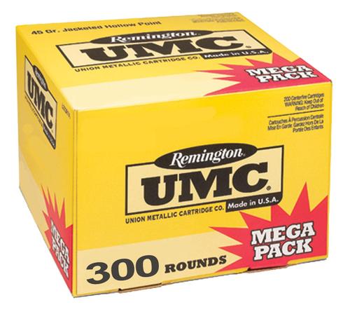 Remington UMC Handgun Ammunition L40SW3BC, 40 S&W, Full Metal Jacket (FMJ), 180 GR, 300 Rd/Bx