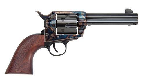 Traditions 1873 Revolver SAT73002, 45 Colt, 4.75", Walnut Grips, Case Hardened Finish, 6 Rds