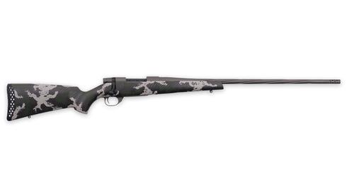 Weatherby Vanguard Talon Rifle VTE65CMR4B, 6.5 Creedmoor, 22", Carbon Fiber Green & Gray Camo Stock, 4 Rds