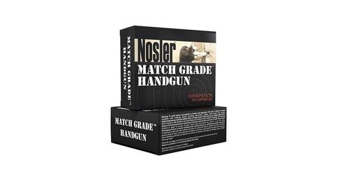 Nosler Match Grade Handgun Ammunition 51278, 45 ACP, JHP, 185 GR, 20 Rd/Bx