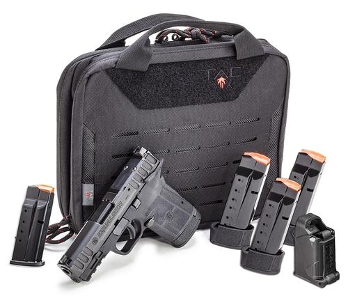 Smith & Wesson Equalizer Range Kit, Semi-Auto Pistol 14346 , 9mm, 3.68 in, Black Synthetic Grip, Black Finish, Optic Ready, 5 Mags+Bag