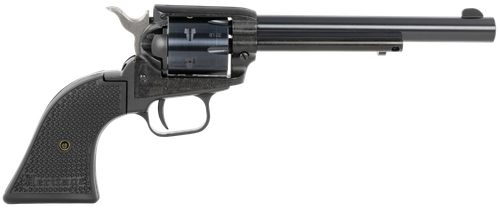 Heritage Rough Rider SAO Revolver RR22B6PG, 22 LR, 6.50", Black Polymer Grips, Black Finish, 6 Rds