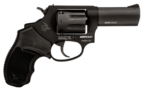 Taurus 942 Ultra-Lite Revolver 2942M031UL, 22 WMR, 3", Black Rubber Grip, Matte Black Finish, 8 Rd