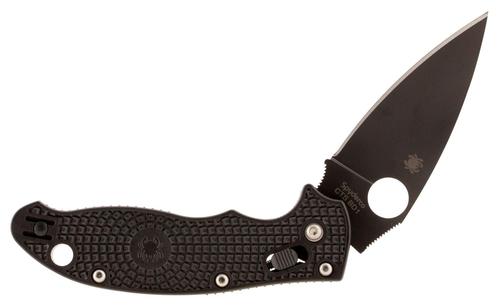 Spyderco Manix 2 Folding Knife w/Plain Edge & FRCP Handle (C101PBBK2)