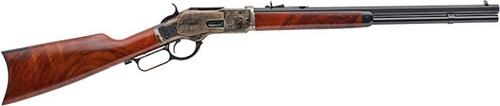 Uberti 1873 Deluxe 150th Anniversary Rifle 342812, 45 Colt, 20", A-Grade Walnut Stock, Blue Case-Hardened Steel Frame