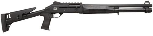 Chiappa 601 DPS Semi-Auto Shotgun 930386, 18.50", 3" Chmbr, Black Fixed Synthetic Stock, 5 Rds