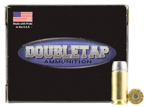 DoubleTap Hunter Self Defense Pistol Ammunition 40200HC, 40 S&W, Hard Cast Solid, 200 GR, 1050 fps, 20 Rd/bx