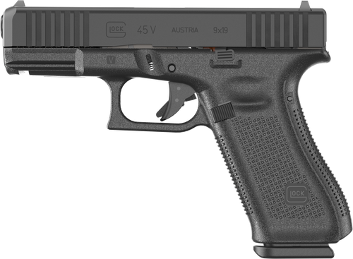 Glock G45 V Pistol PV4550201, 9mm, 4.02in, 10 Rds