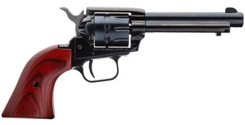 Heritage Rough Rider SA Army Revolver RR22999MB4, 22 Long Rifle/22 Magnum, 4 in, Cocobolo Wood Grip, Blue Finish, 9 Rd