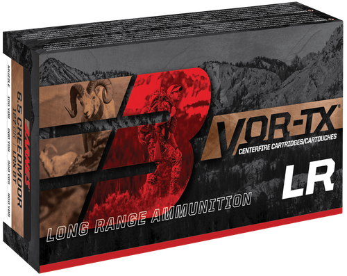 Barnes VOR-TX Rifle Ammunition 28986, 6.5 Creedmoor, LRX Boat Tail, 127 GR, 20 Rd/Bx