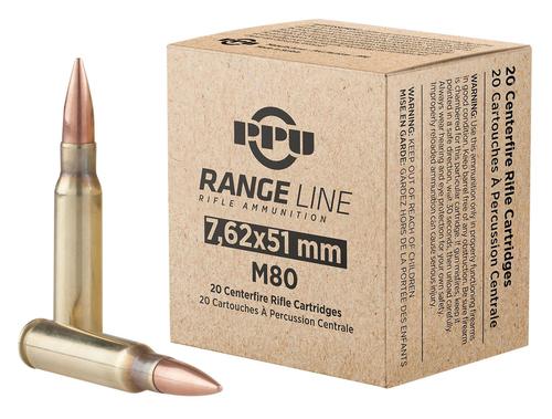 Prvi Partizan Rifle Ammunition PPR751, 7.62x39mm, Full Metal Jacket Boat Tail, 145 GR, 20 Rd/bx