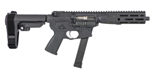 LWRC IC-9 Pistol, ICP9B8SBA3 , 9mm, 8.5" Threaded, Black Finish, SBA3 Brace, 27 Rds