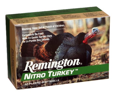 Remington Nitro Turkey Shotshells Magnum NT20M5, 20 Gauge, 3", 1-1/4 oz, 1185 fps, #5 Lead Shot, 10 Rd/bx