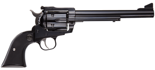 Ruger Blackhawk Single Action Revolver 0455, 45 Colt, 7.5 in, Black Grip, Blued Finish, 6 Rd