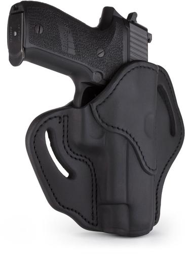 1791 Gunleather Belt Hoster, Stealth Black, Right Hand, Multifit Size 2.3 (BH23SBLR)