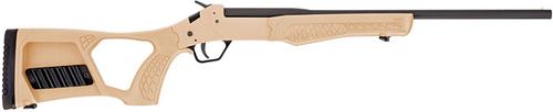 Rossi Tuffy Single Shot Shotgun SSP1-TAN, 410 Gauge, 18.5 in, Tan Synthetic Thumbhole Stock, Black Finish