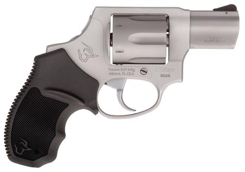 Taurus 856 Ultra-Lite Revolver 2856029ULCH, 38 Spl +P, 2", Black Rubber Grip, Matte Stainless Finish, 6 Rd
