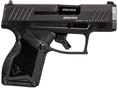 Taurus GX4 Pistol 1-GX4M93GR-10, 9mm Luger, 3.06in, Black Polymer w/Interchangeable Backstrap, Graphene Cerakote Finish, 10 Rds