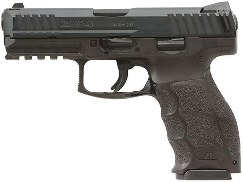 Heckler & Koch VP40 Striker Fired Pistol 81000241, 40 S&W, 4.1 In, Polymer Grip, Blue Finish, 13 Rd, 3-Dot Sights