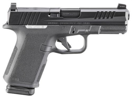 Ruger RXM Semi-Auto Pistol 19415, 9mm, 4", Magpul EHG Black Frame, Black FNC Nitride Slide, Optics Ready, 15 Rd