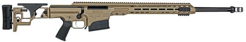 Barrett MRAD Bolt Action Rifle 18497, 6.5 Creedmoor, 24", Folding w/Adjustable LOP Stock, FDE Finish, Fluted Barrel, 10 Rds