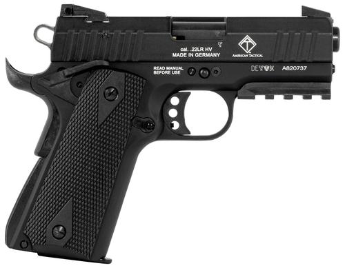 American Tactical 922 CA Compliant Pistol GERG2210GSG9CA, 22 LR, 3.40", Polymer Grips, Black, 10 Rds