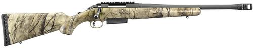 Ruger American Ranch Rifle 16978, 450 Bushmaster, 16.12", Go Wild Camo IM Brush, Black Finish, 3 Rds