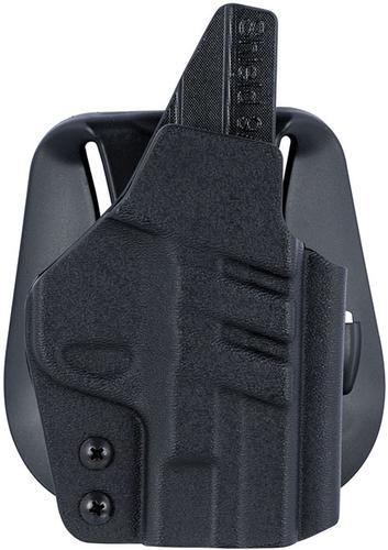 1791 Gunleather Kydex OWB Holster, Black, Right Hand, S&W Shield 9/40 (TACPDHOWBSHIELDBLKR)