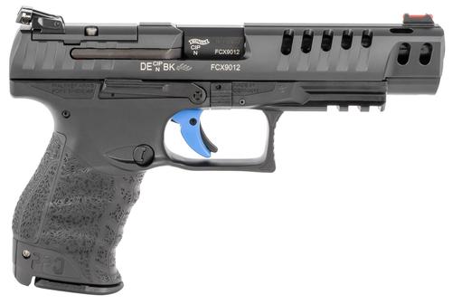 Walther PPQ M2 Q5 Match Pistol 2849640, 9mm Luger, 5", Interchangeable Backstrap, Black Finish, 10 Rds