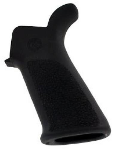 Hogue AR-15 Rubber Grip Beavertail No Finger Grooves Rubber Black (15030)