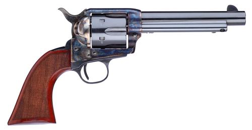 Taylors Short Stroke Gunfighter Revolver 556209DE, 357 Mag, 7.5", Walnut Army Sized Grips, Case Hardened Finish, 6 Rds