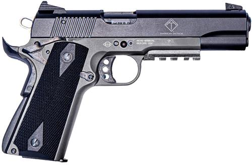 American Tactical GSG 1911 Pistol GERG1911ADOPGR, 22 LR, 5in, Gray Polymer Grips, Gray Finish, 10 Rds