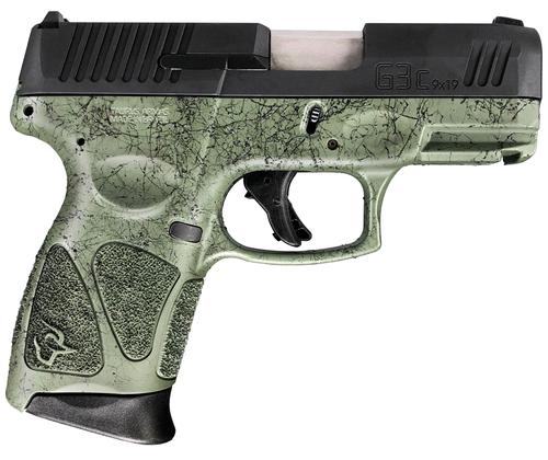 Taurus G3C Pistol 1-G3C931-SP2, 9mm, 3.2in, Olive Drab Green Polymer Grips, 12 Rds