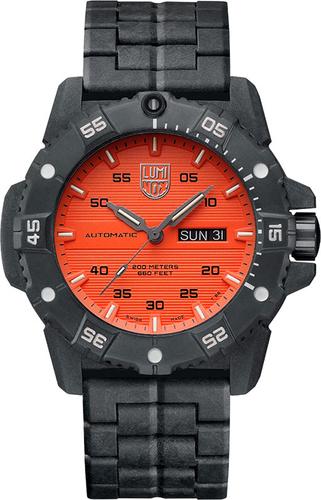 Luminox Master Carbon Seal Automatic Watch XS.3869 Orange Dial, Black Figures, 45mm, Carbon Band