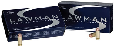 Speer Lawman Handgun Ammunition 53979, 45 GAP, Total Metal Jacket (TMJ), 185 GR, 1020 fps, 50 Rd/bx