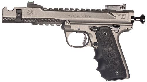 Volquartsen Black Mamba Pistol VF4M-0064, 22 Long Rifle, 4.5", Hogue Grip, Tungsten Finish, 10 Rds