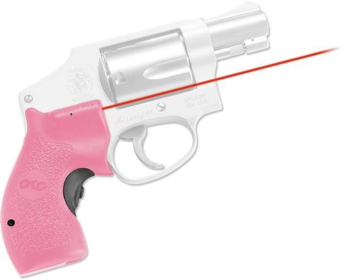 Crimson Trace Lasergrip LG105PINK, Pink Finish, Fits S&W Round Butt J Frames