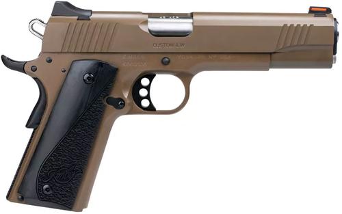 Kimber Custom LW TBM9 Pistol 3700614, 9mm, 5", Black Linen Micarta Grips, Tru-Tan Finish, 8 Rds