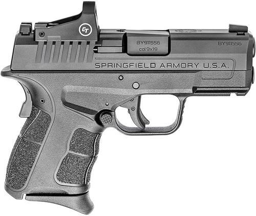 Springfield XDS Mod 2 OSP Pistol w/Crimson Trace Red Dot XDSG9339BCT, 9mm, 3.3 in, Black Polymer Grip, Black Melonite Finish, 7 Rd