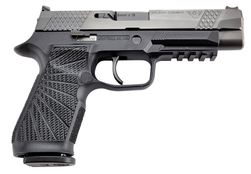 Wilson Combat P320 Pistol SIGWCP320FPBATC, 9mm Luger, 4.70in, Black Polymer Grips, Black Finish, 17 Rds