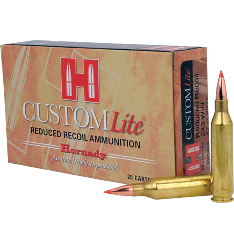 Hornady Custom Lite Rifle Ammunition 80466, 243 Winchester, SST, 87 GR, 20 Rd/bx