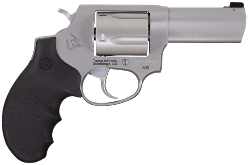 Taurus Defender 605 Revolver 260539NS, 38 Special +P, 3", Rubber Grips, Matte Stainless Steel Finish, 5 Rds