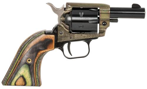 Heritage Barkeep Revolver BK22CH2, 22 LR, 2.67", Camo Laminate Grips, Black Oxide Finish, 6 Rds