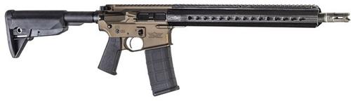 Christensen Arms CA-15 G2 Rifle CA10290-113522, 223 Wylde, 16 in Carbon Fiber, BCM Gunfighter Stock, Burnt Bronze Finish